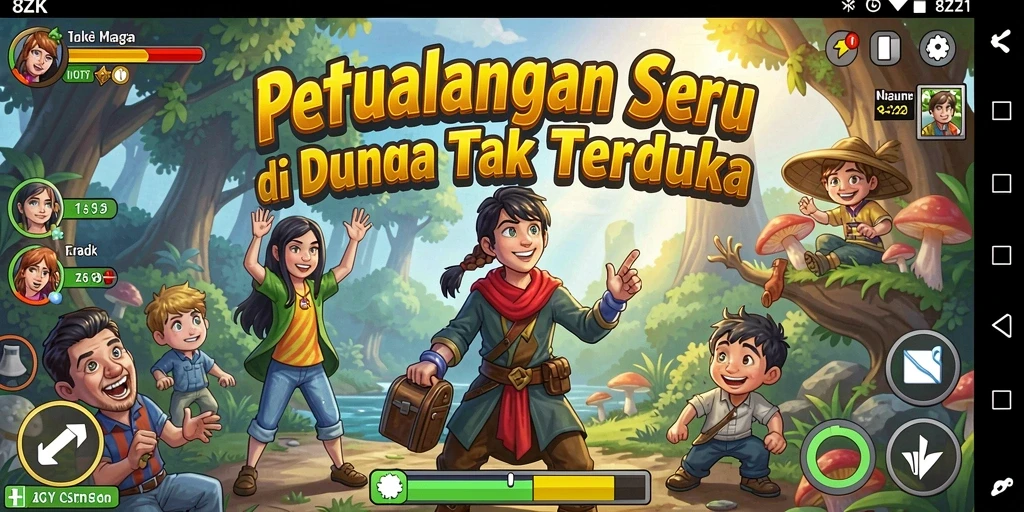 Tampilan layar gameplay 8ZK yang menampilkan aksi mendebarkan.