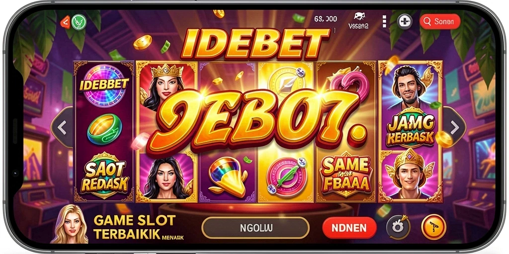 Screenshot IDEBET menampilkan pengalaman bermain Slot yang menawan.