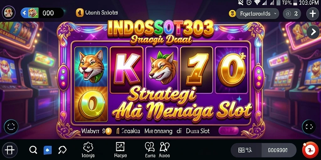 Screenshot gameplay <strong>INDOSLOT303</strong> menampilkan strategi dan kemenangan.