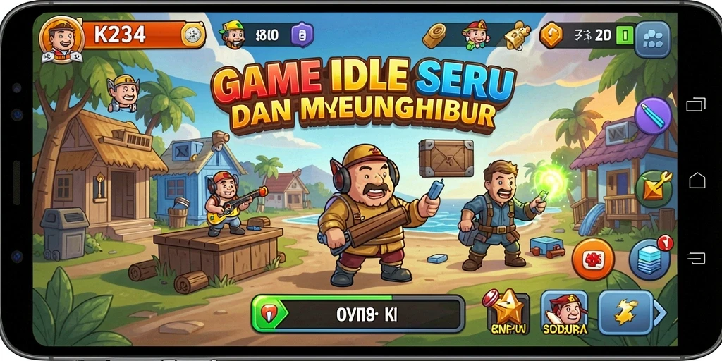 Tampilan gameplay K234 yang seru dan santai.