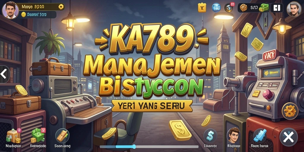 Tampilan gameplay KA789 yang menarik dan penuh warna dalam simulasi Tycoon.