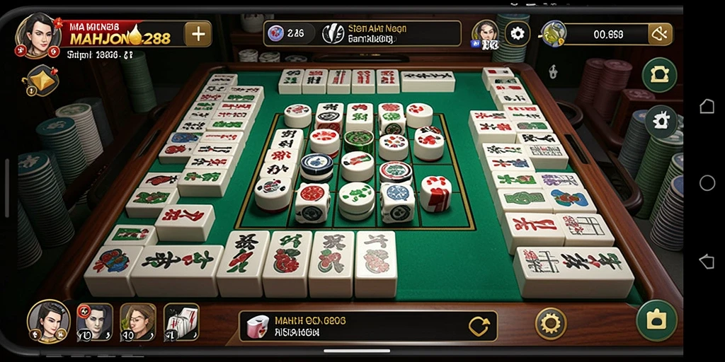 Tampilan gameplay MEHJONG288 yang mendebarkan dan strategis.
