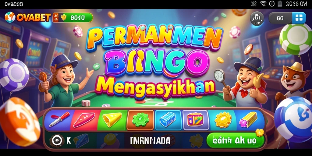 Screenshot gameplay OVABET yang menampilkan suasana Bingo yang seru.