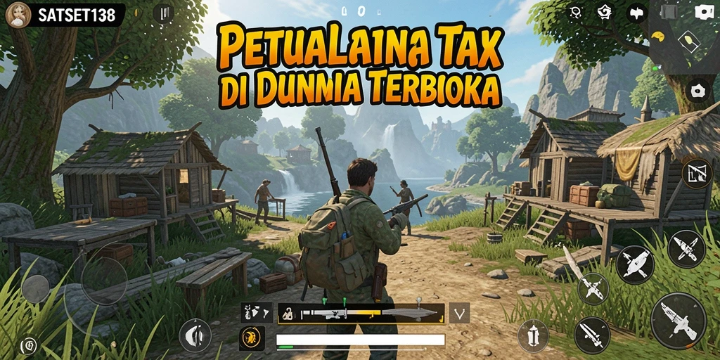 Screenshot SATSET138 menampilkan petualangan seru di dunia Open World.