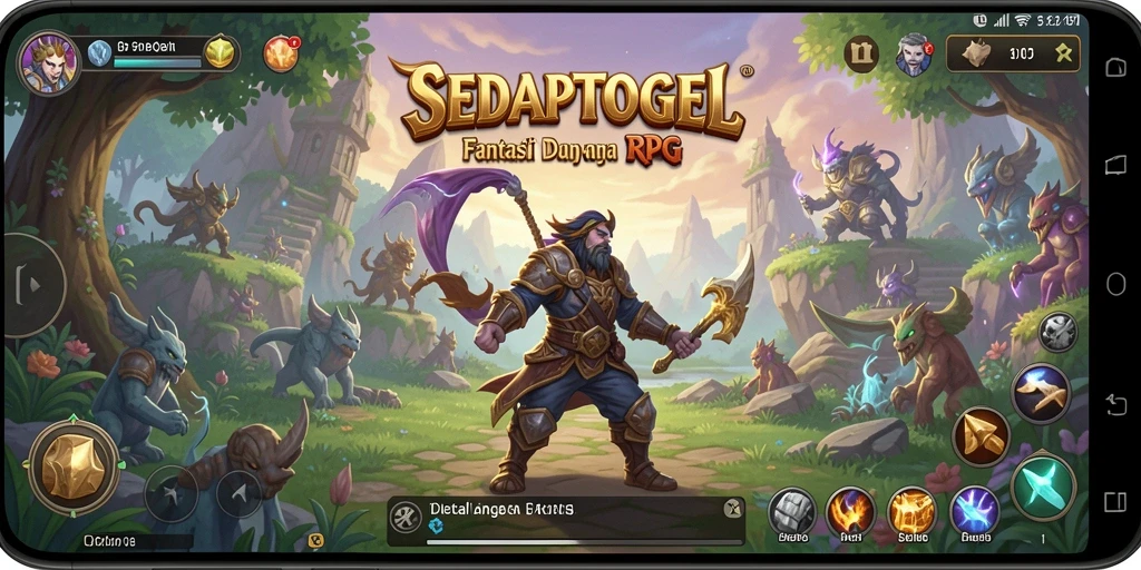Gameplay seru dalam SEDAPTOGEL, penuhi misi dan kalahkan musuh.