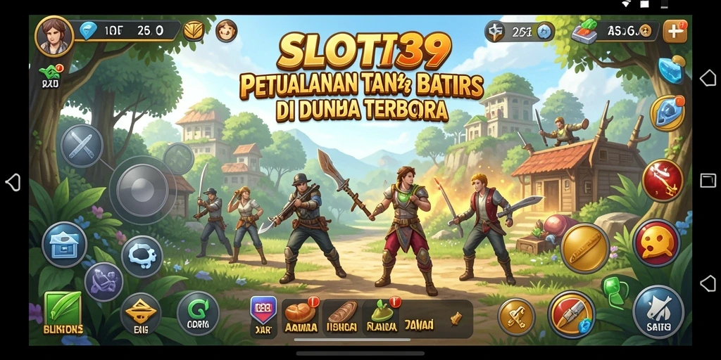 Screenshot menunjukkan petualangan epik di dunia terbuka SLOT39.