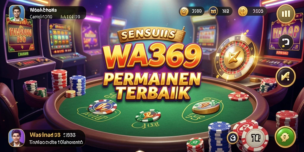 Tampilan gameplay Kasino yang seru dan menarik di WA369.
