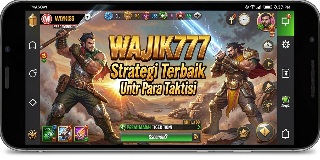 Tampilan gameplay strategis WAJIK777 yang mendebarkan dan menantang.