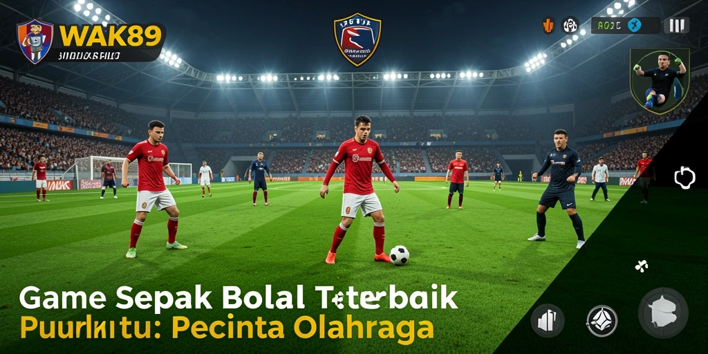 Tangkapan layar utama WAK89 menampilkan aksi sepak bola yang mendebarkan.