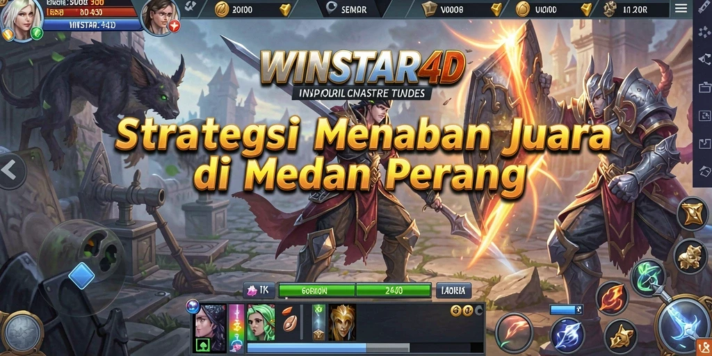Tampilan gameplay <strong>WINSTAR4D</strong> menunjukkan intensitas pertarungan strategi.